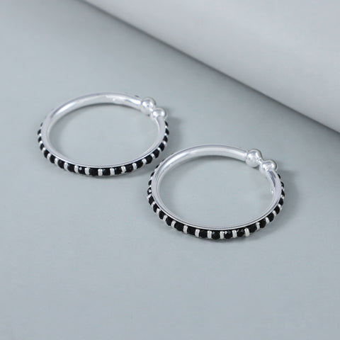 Sweet Bless Silver Baby Bangles Nazariya