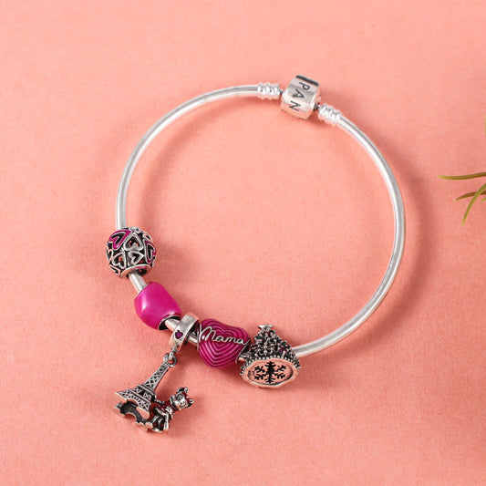 Beautifual Silver Desing Stainless Bracelet