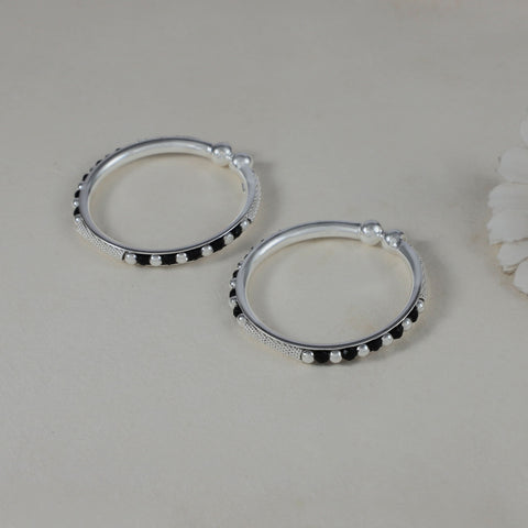Shield Baby Silver Bangles Nazariya