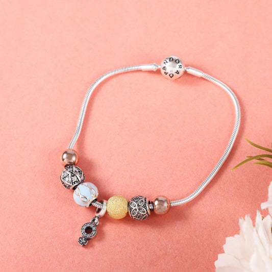 Inaaya Lovely Silver Bracelet