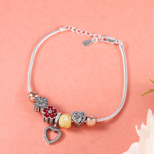 Farah Classy Silver Bracelet