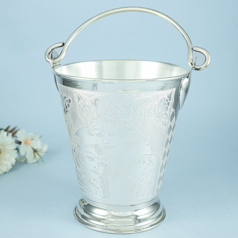 Charming Silver Bucket
