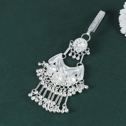Royal Jhumka Silver Waist Key Ring