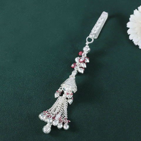 Classic Bridal Silver Waist Key Ring