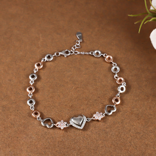 Heart Silver Bracelet
