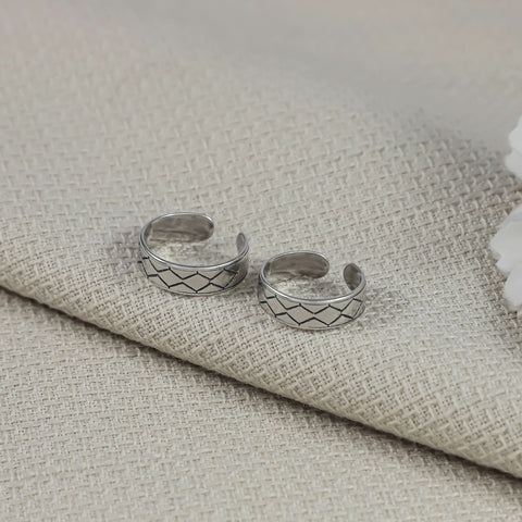 Meera Daily Wear Silver Toe Rings