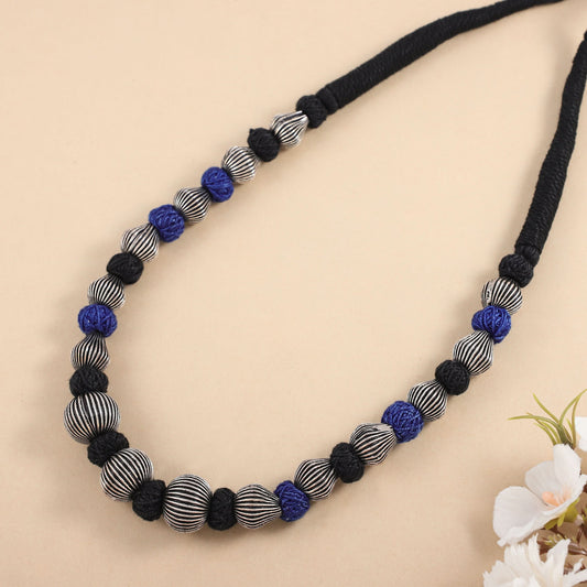 Meera  Fancy  Silver Necklace