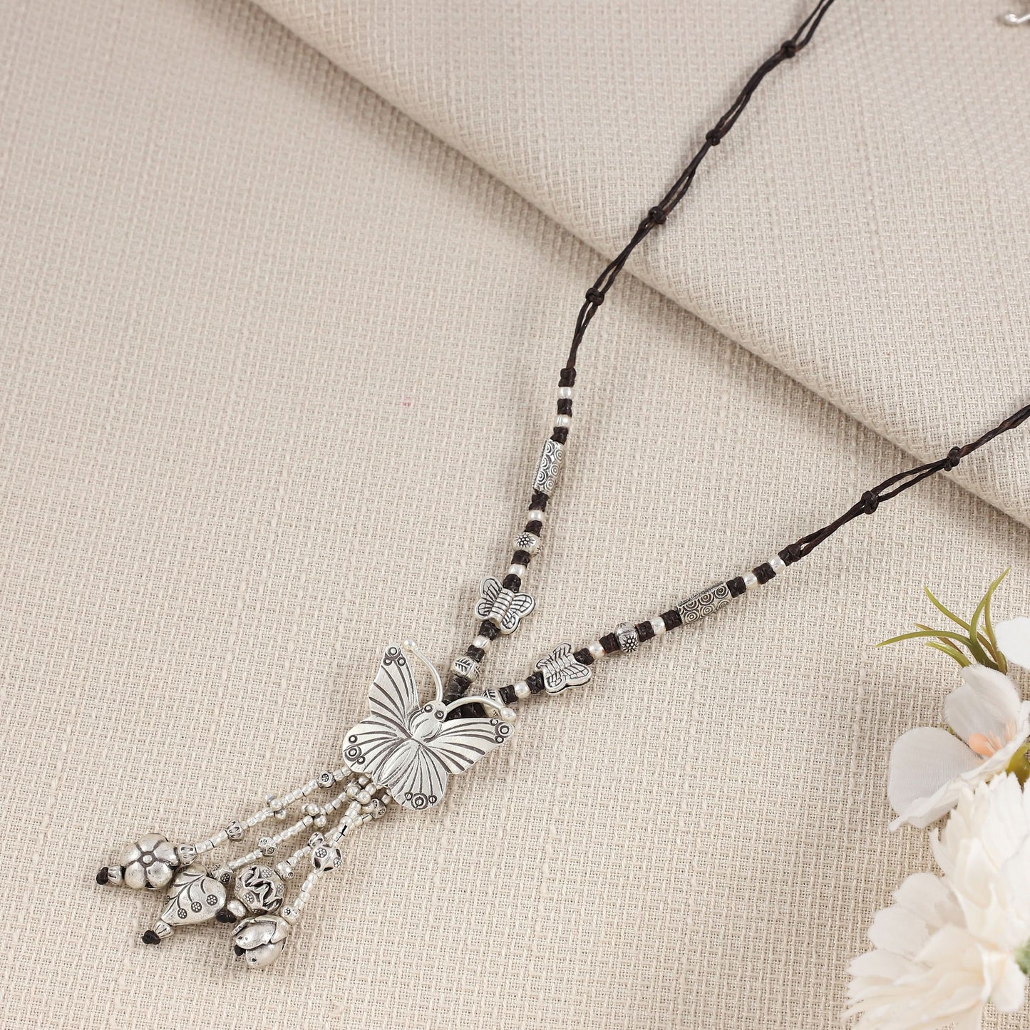 Azalea Silver Chain With  Pendant