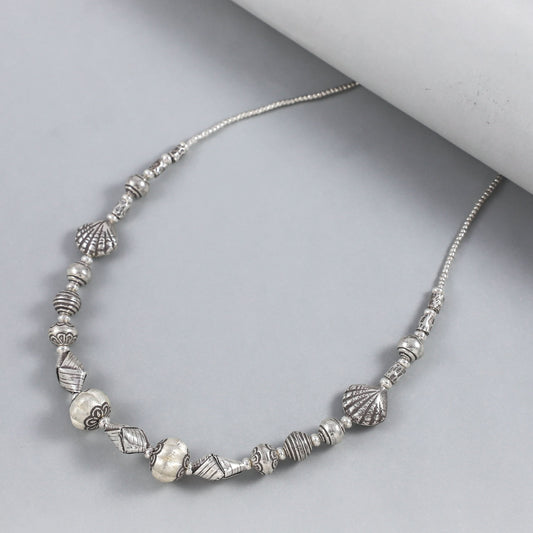 Miya Silver Ball Chain
