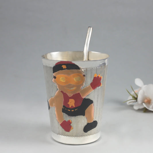 Lovely Silver Baby Glass