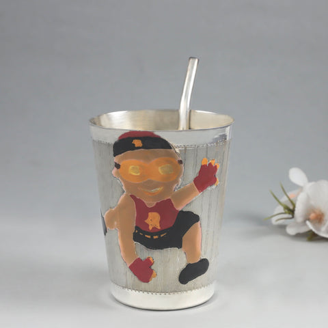 Lovely Silver Baby Glass