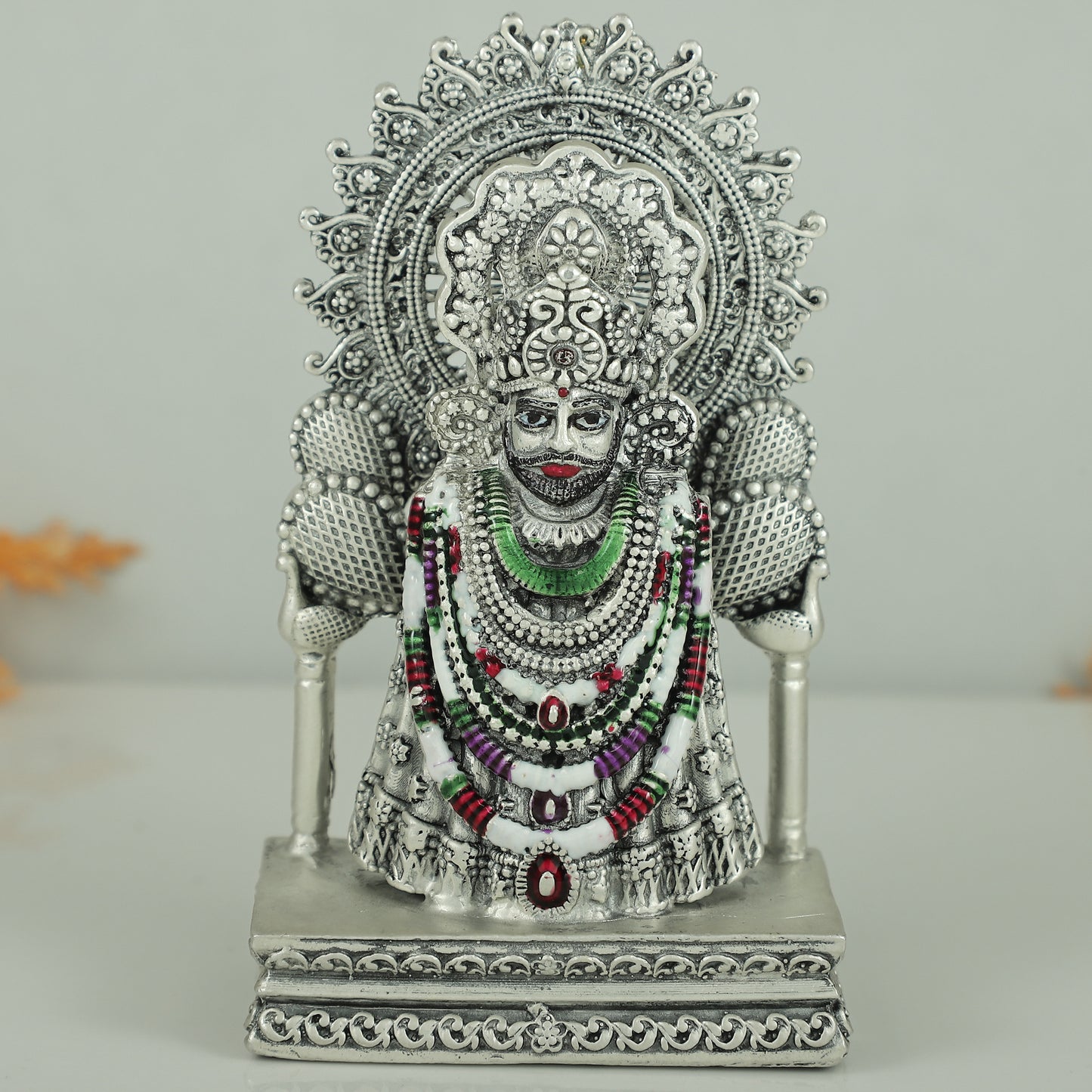 Precious Shree Shyam Silver Idol