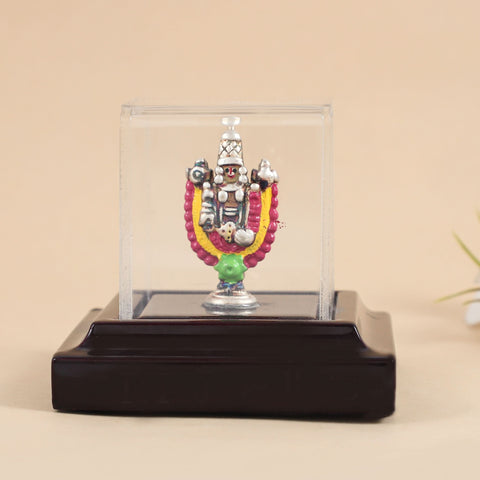 Pleasing Venkateswara Silver Idol