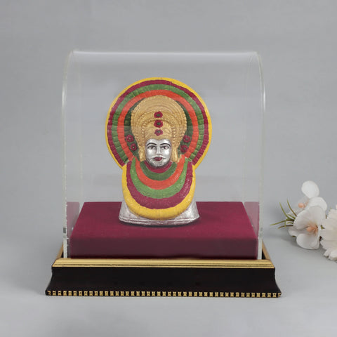 Unique Khatu Shyam Silver Idol