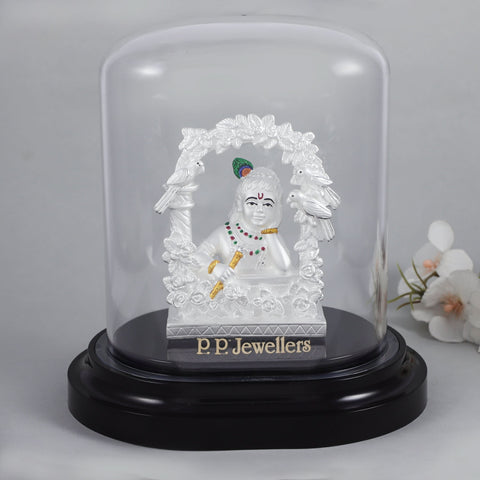 Charming Silver Kanhaiya Silver Idol