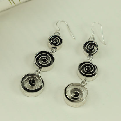 Eva Sterling Silver Earrings