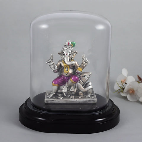 Lord Ganesha Silver Idol
