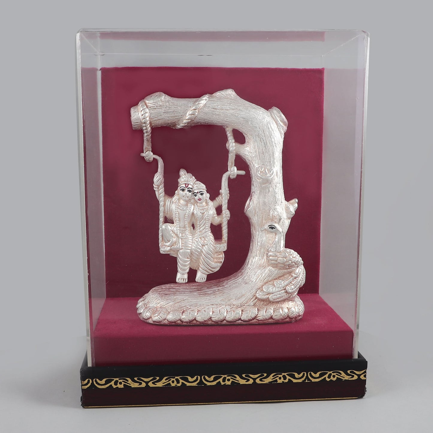 Fancy Silver Radhe- Krishna Idol