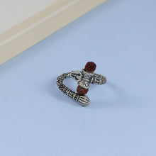 Trishul Rudra Energy Silver Ring For Him