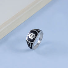 Darsh Dollar Symbol Silver Ring For Him