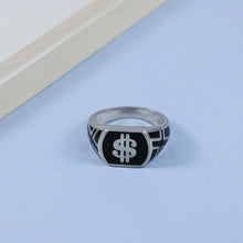 Darsh Dollar Symbol Silver Ring For Him
