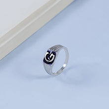 Gaurav Stylish Emblem Silver Ring For Him