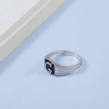 Gaurav Stylish Emblem Silver Ring For Him