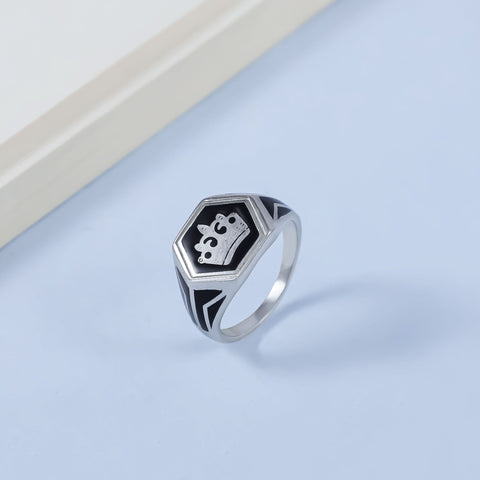 Ranveer Crown Silver Ring For Him