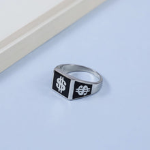 Arsh Dollar Sign Silver Ring For Him