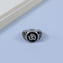 Veer Om Blessing Silver Ring For Him