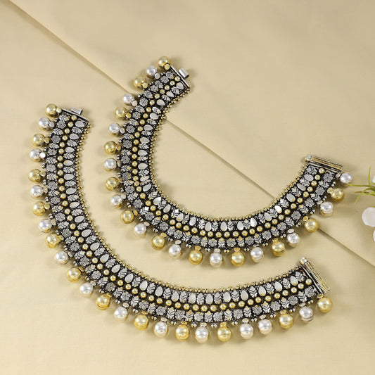 Jaya  Silver Anklets
