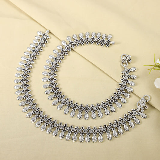Alani Silver Anklets