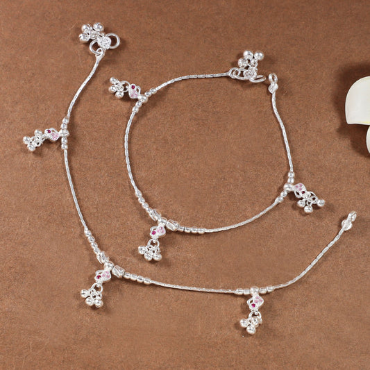 Kalpana Silver Anklets