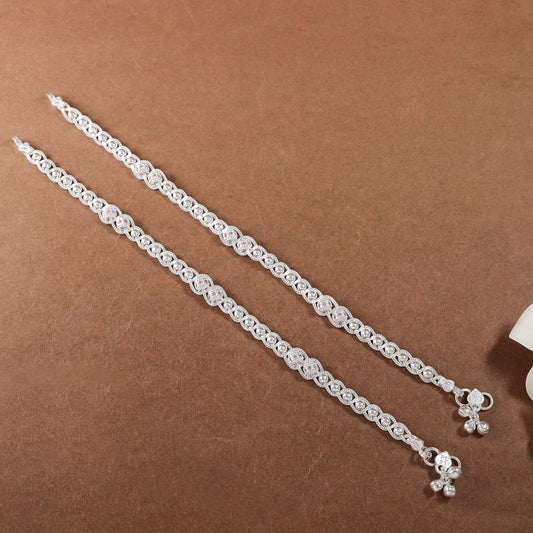 Lakshmi Silver Anklets