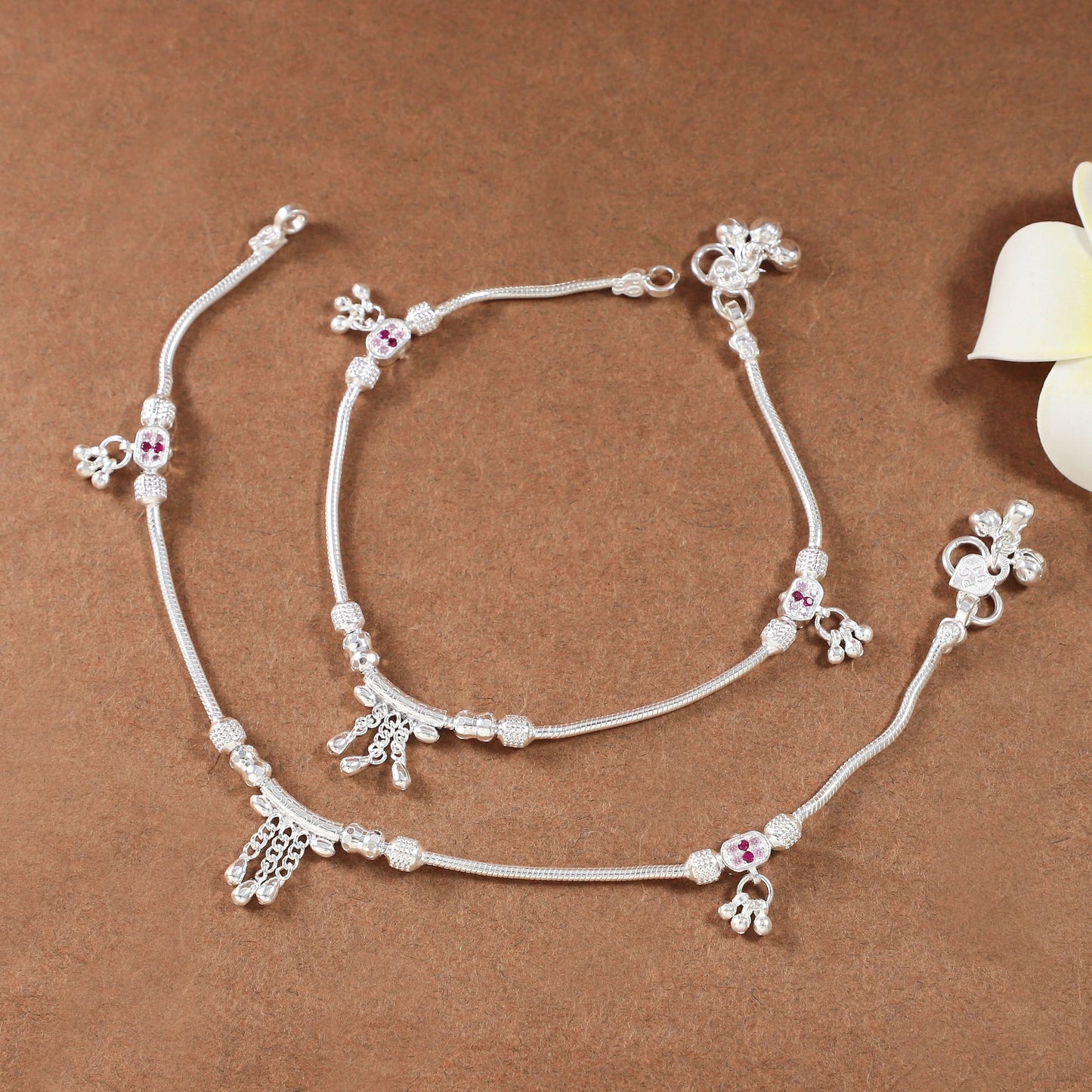 Avani Silver Anklets