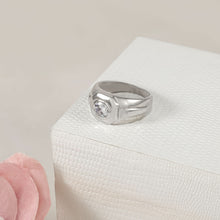 Yuvan Majestic Stone Silver Ring For Him