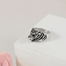 Karan Lion Head Silver Ring For Him