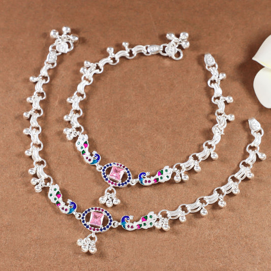 Arrya Silver Anklets