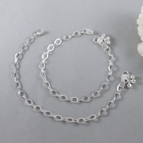 Chinmayi Silver Anklets