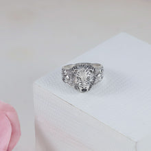 mperial Lion Face Silver Ring For Him