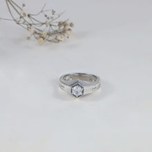 Mahir Sleek Crown Silver Ring For Him