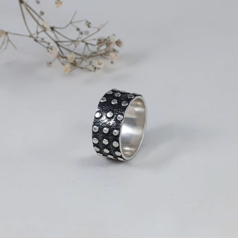 Krish Street Style Silver Ring For Him