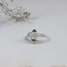 Trishul Damru Rudraksha Silver Ring For Him