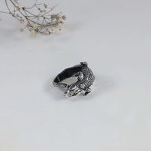 Savage Crocodile Silver Ring For Him
