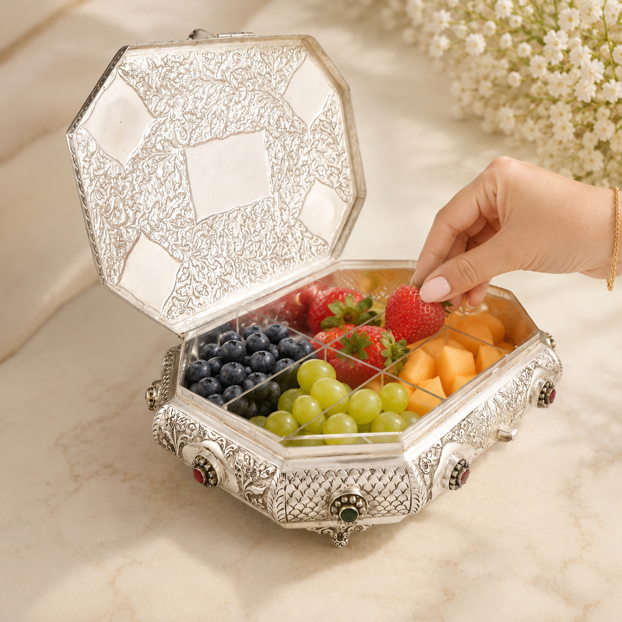 Luxurious Silver Box