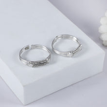 Jiya Simple Band Silver Toe Rings