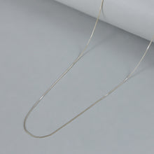 Minimal Box Style Silver Chain