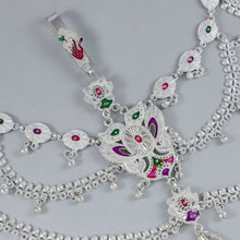 Riya Graceful Bridal Silver Waist Chain