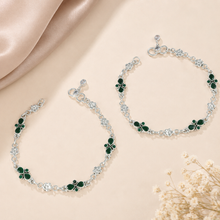 Kimaya Silver Anklets