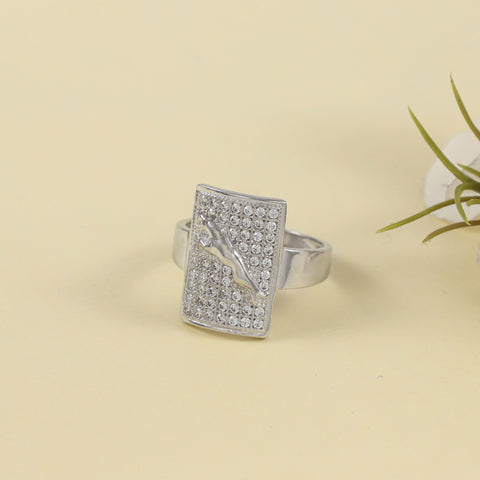 Jaguar Design   Silver Ring For Him